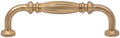 Solid Brass 3-3/4" Center To Center Ribbed O49921