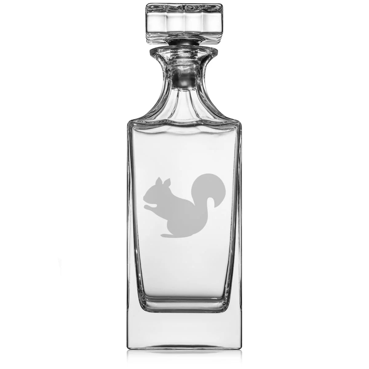 30 oz Glass Whiskey Decanter with Glass Stopper Z7829