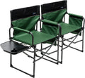 Oversized Heavy Duty Folding Camping Chair with Side Table O529199