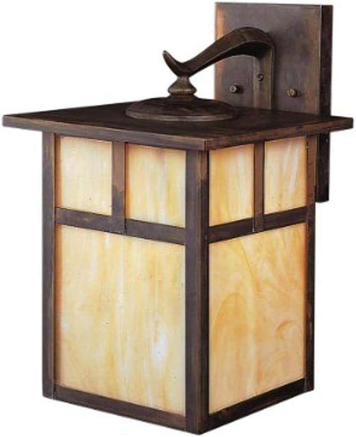 Solid Brass Outdoor Wall Sconce Lighting, 100 Total Watts, 11.5 Height E248