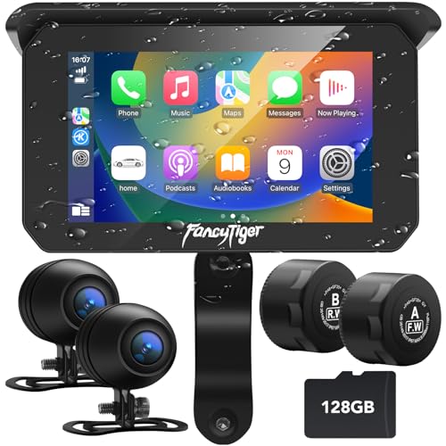 5" Waterproof Touch Screen Motorcycle Carplay Android Auto R78707