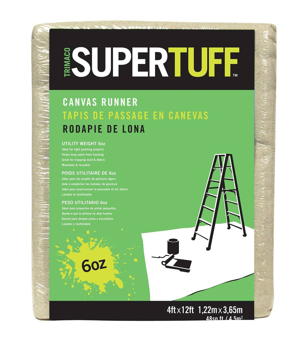 Canvas Drop Cloth 4 x 12 ft Z814