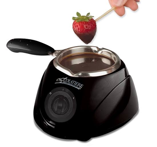 Black Chocolatiere Mini Fondue Pot and Candy-Maker D855