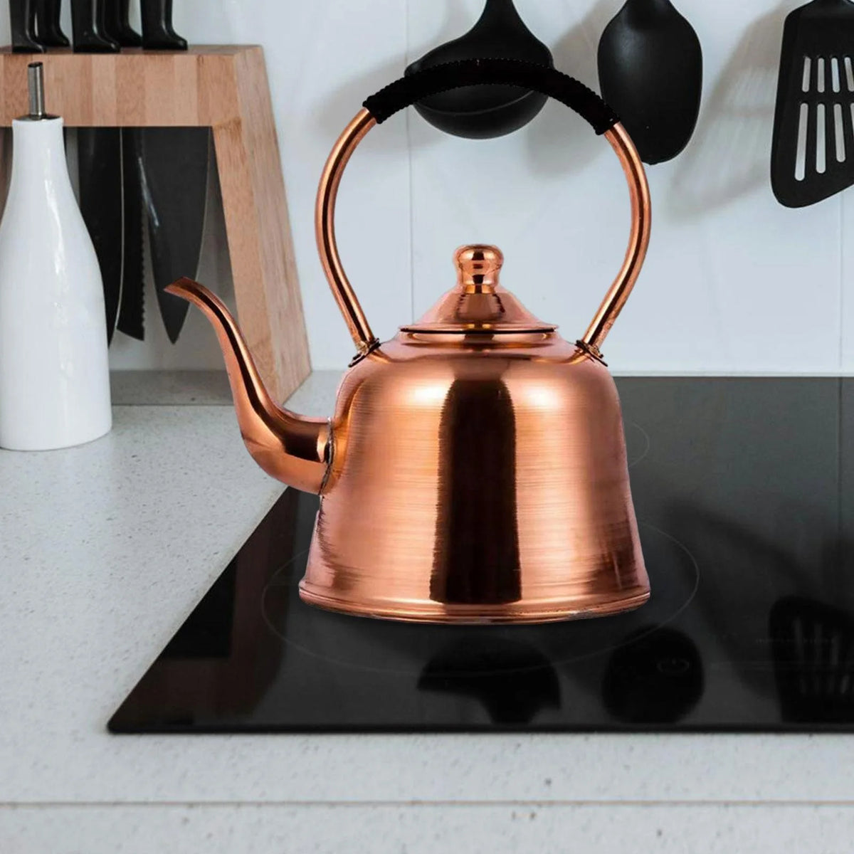 Copper Stovetop Coffee Pot Kettle P454338