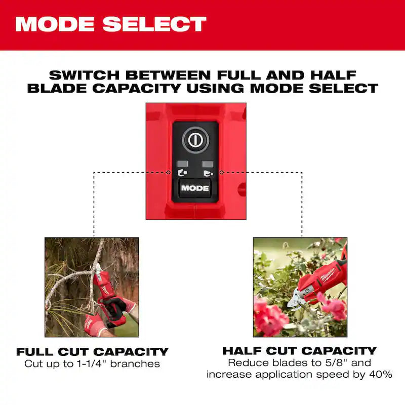 12V Lithium-Ion Brushless Cordless Pruning Saw with Pruner Shears Kit Q841010
