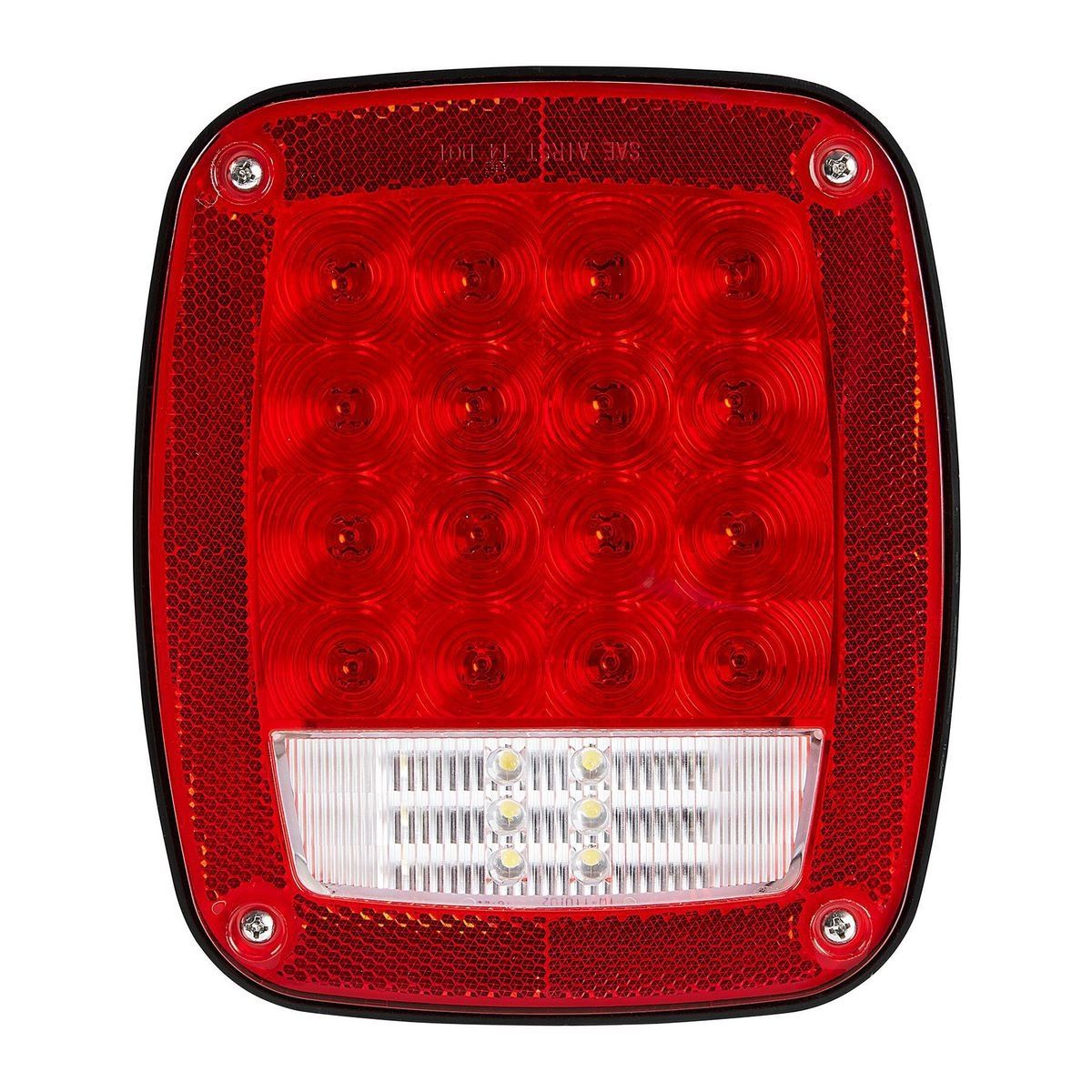 LED Rectangular 6 Function Tail Signal Light F8564