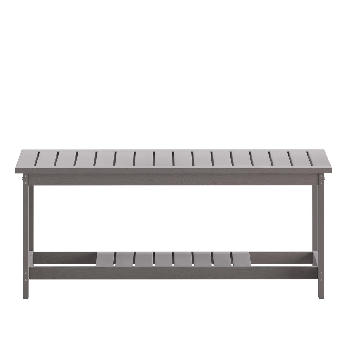 Gray Two Tiered Adirondack Coffee Table V8695