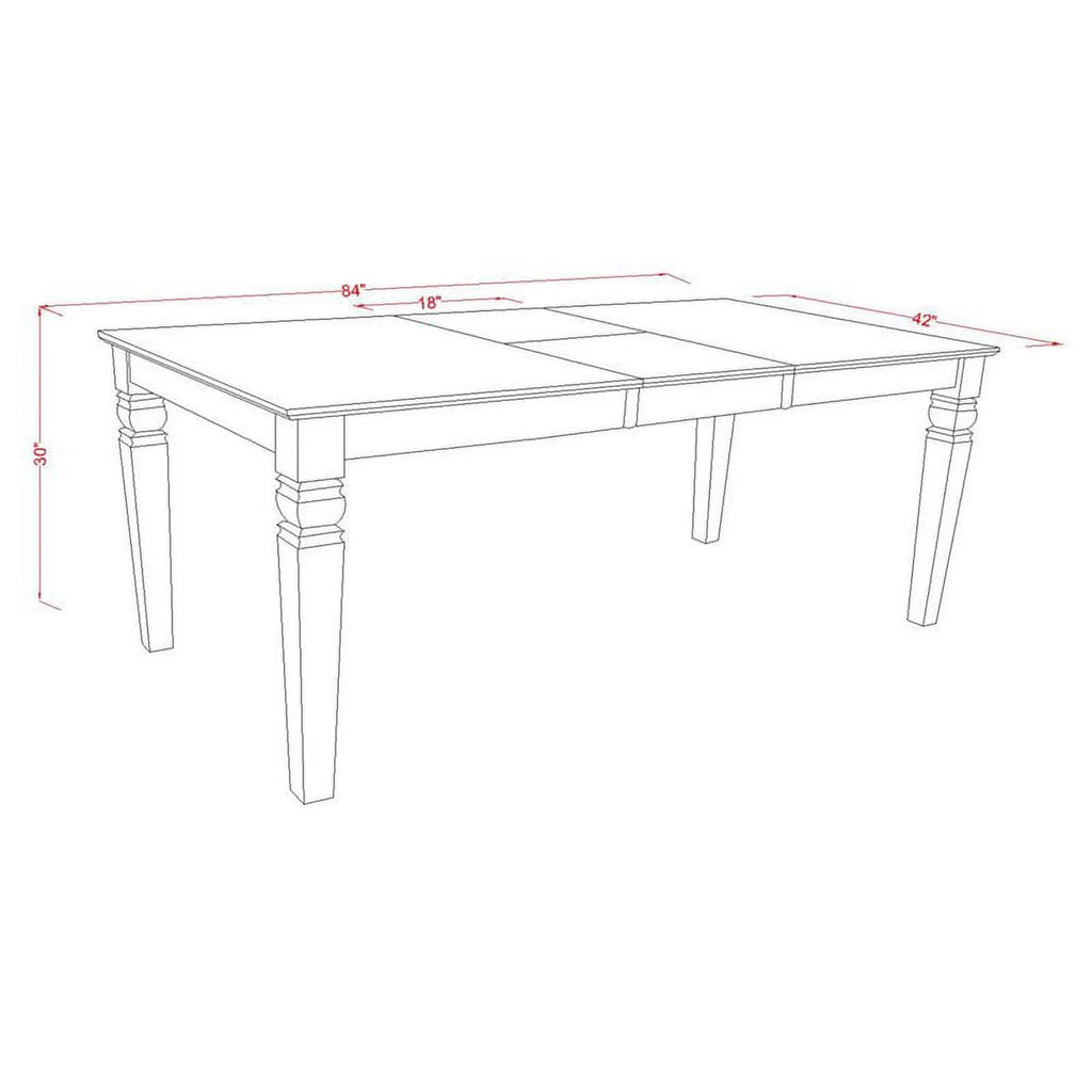 9 Piece Black Wood Dining Table Set H168214