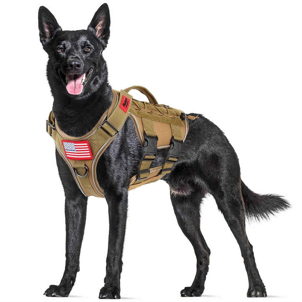 Tactical Dog Harness Reflective No Pull with Handle Z976