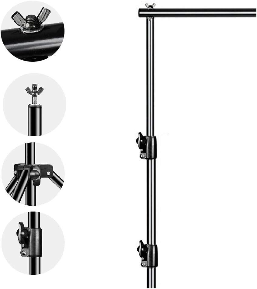 12ft x 10ft Heavy Duty Adjustable Photography Backdrop Stand Kit with Carry Bag P63035