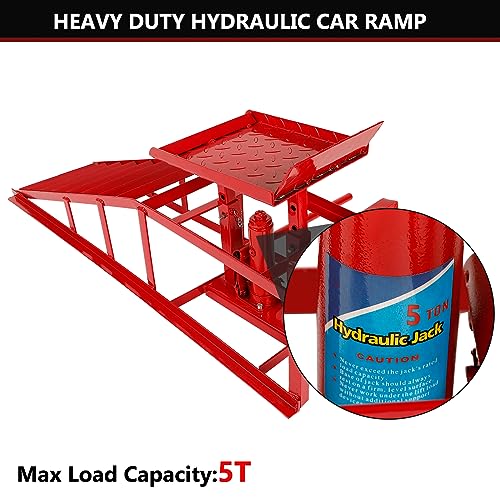 2 Pack 5 Ton Low Profile Hydraulic Car Ramps P78109