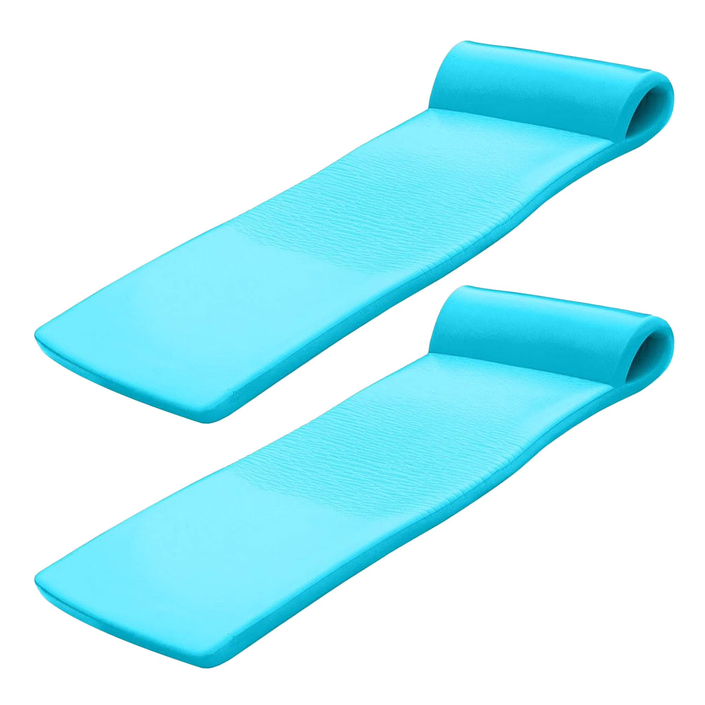 Teal 70 Inch Foam Pool Float Lounger (2 Pack) S471211