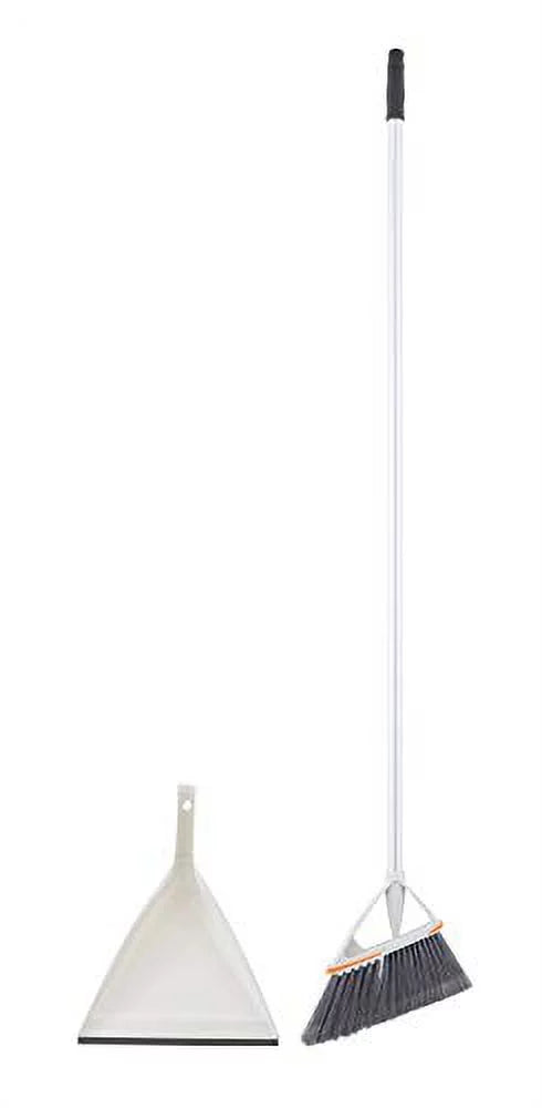 Angle Broom & Clip-on Dustpan Y225