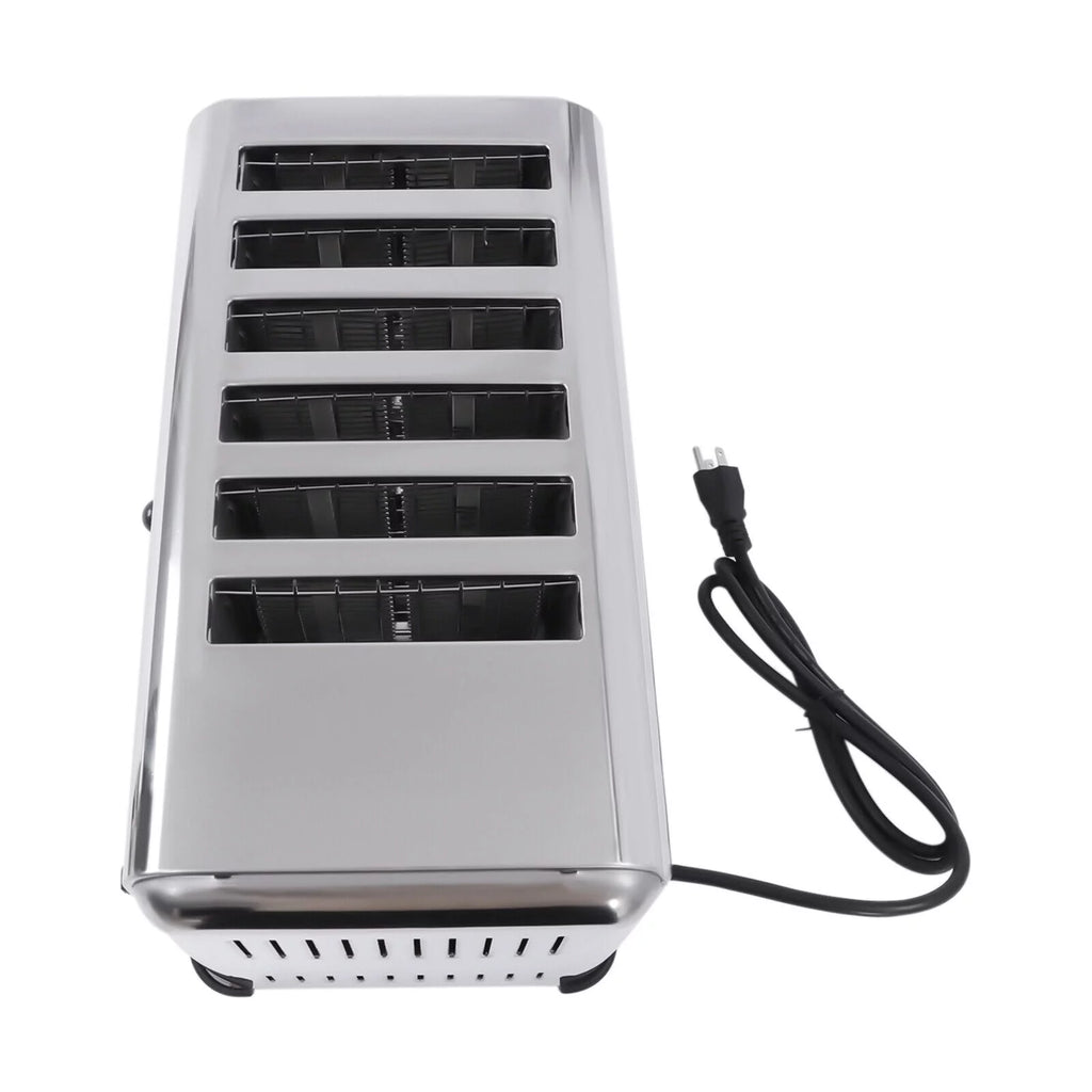 6 Slices Pop-Up Electric Stainless Steel Toaster T364618