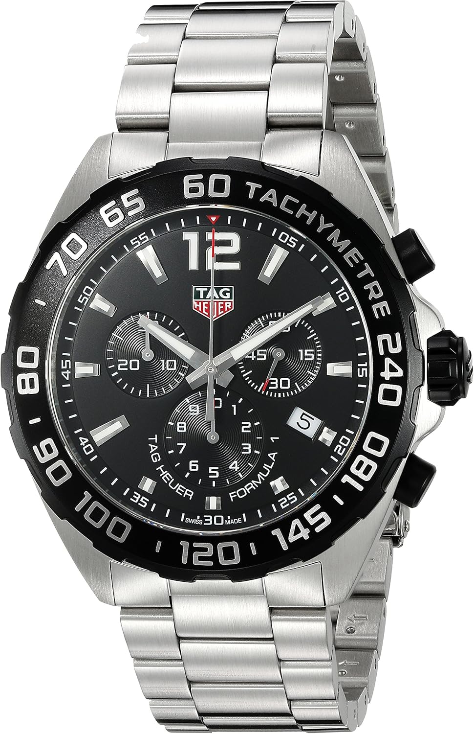 Silver-Toned Stainless Steel Dress Watch S895