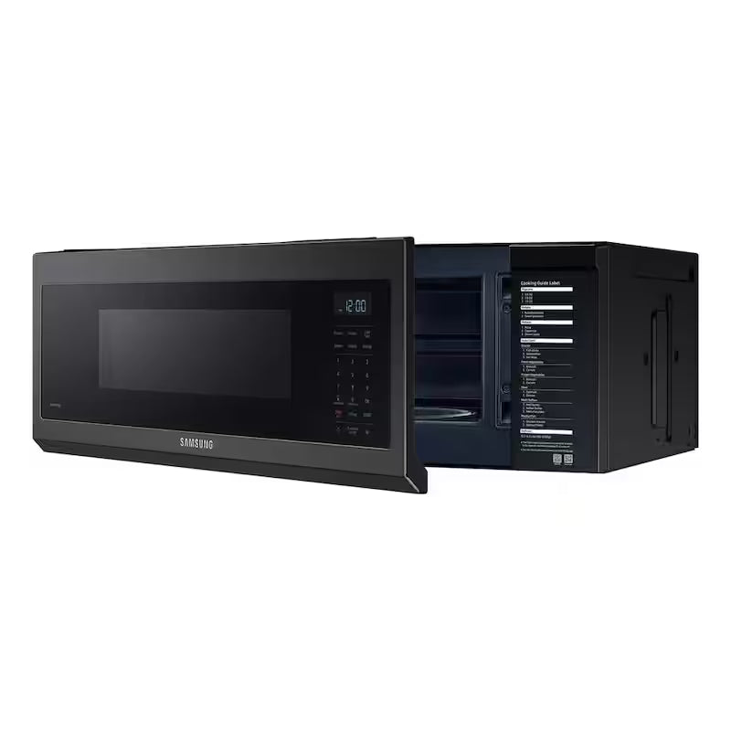 30 in. 1.1 cu. ft. Black Stainless Steel Over-the-Range Microwave X555116