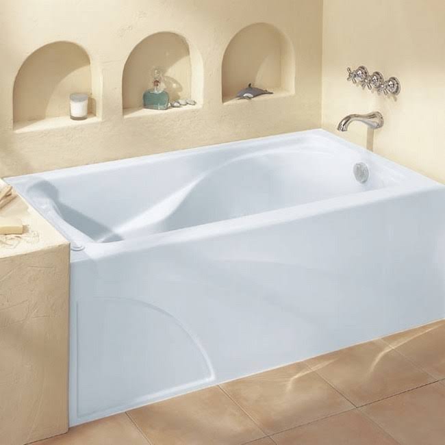 White Soaking Bathtub U583492