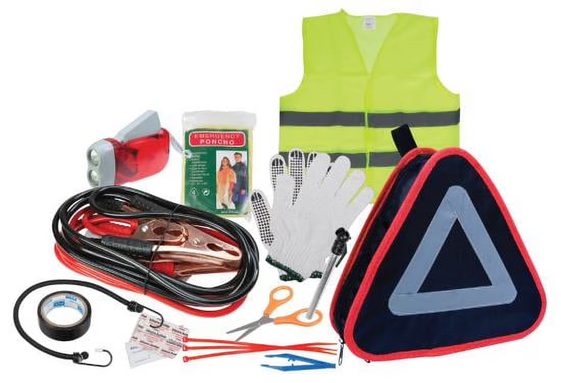 11Pc Roadside Emergency Kit G8798