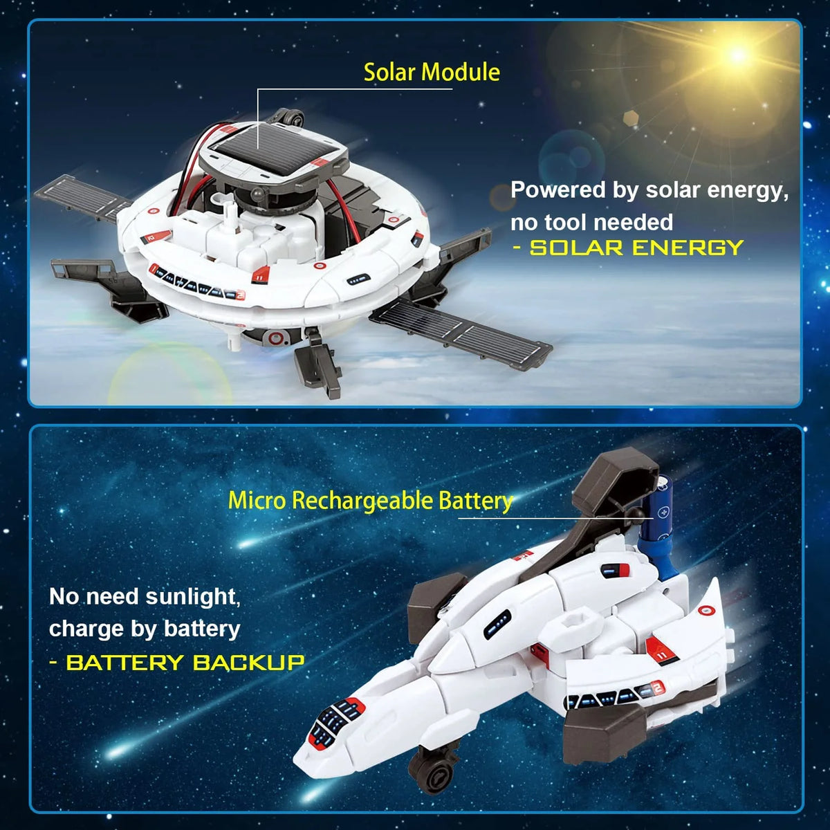 6-in-1 Solar Robot Science Kits W392