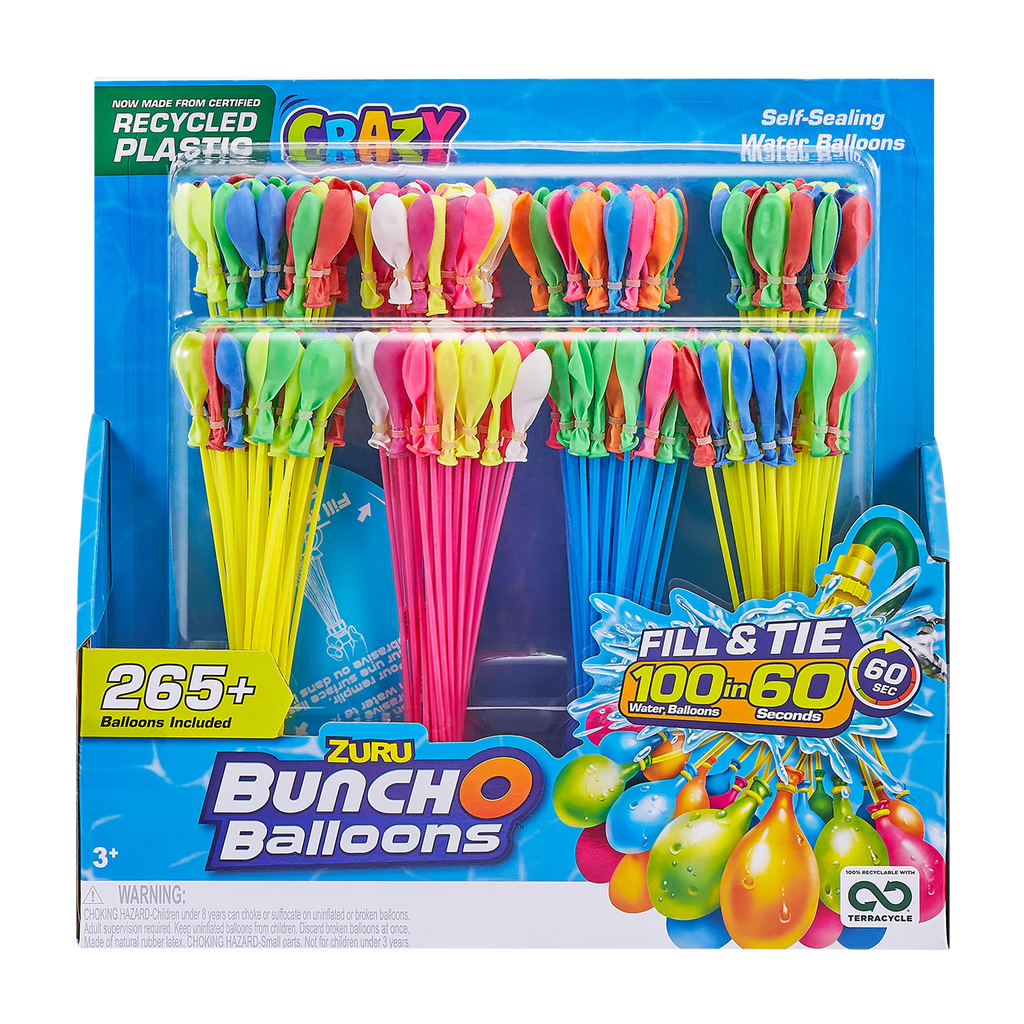265 Rapid-Filling Self-Sealing Water Balloons (8 Pack) B858890