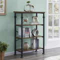 4-Tier Industrial Bookcase L74338