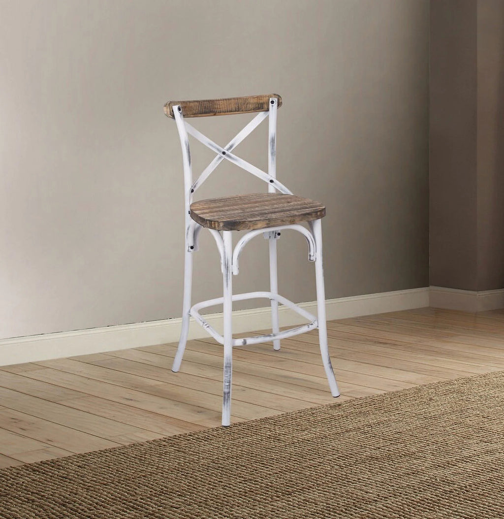 Antique White Bar Chair C961052
