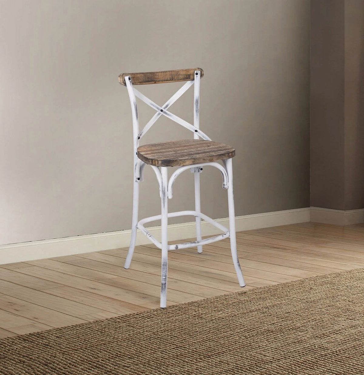 Antique White Bar Chair C961052