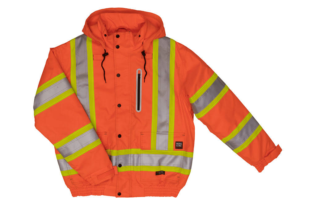 Orange Waterproof Ripstop Safety Bomber F381604