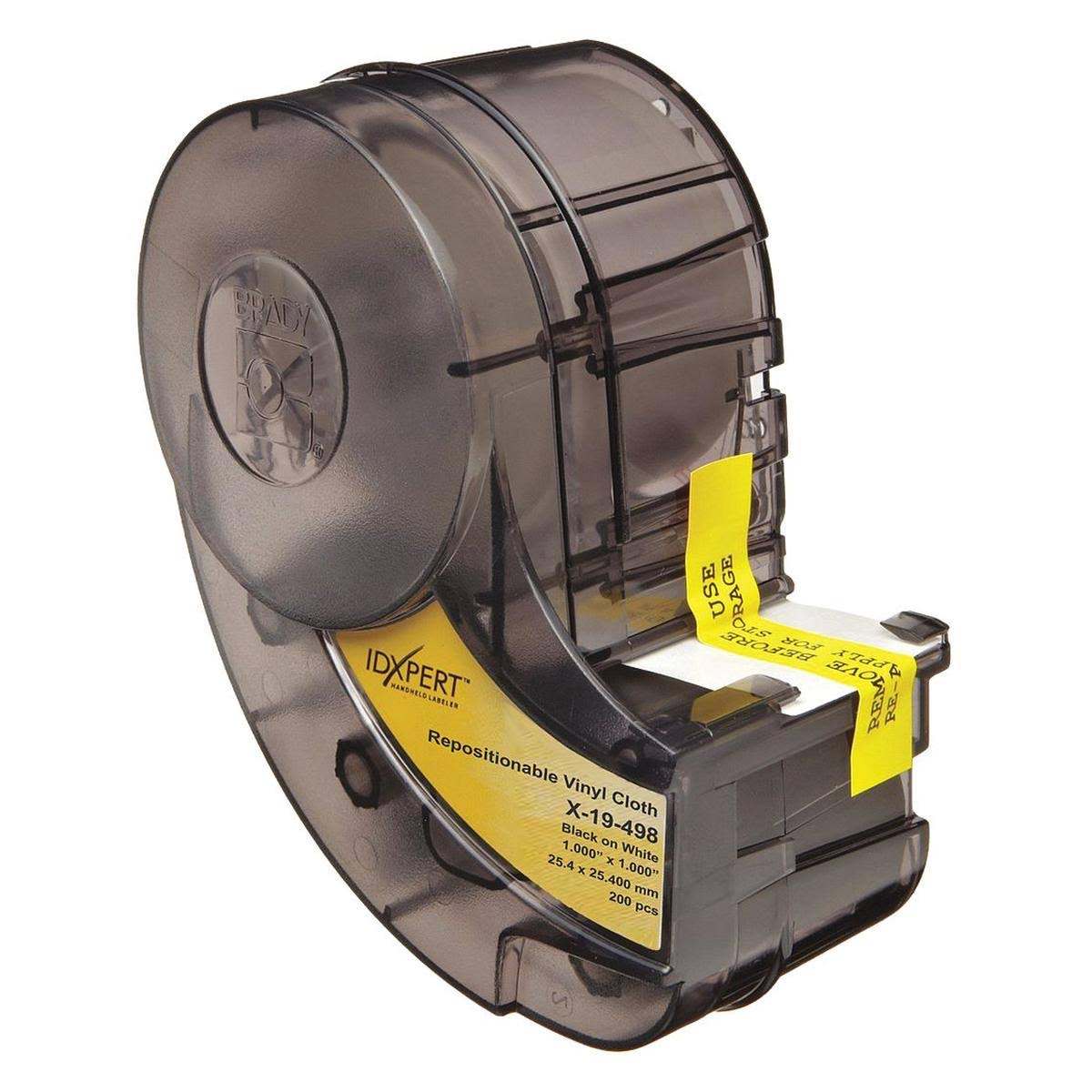 Black/White Vinyl Cartridge Label P96241