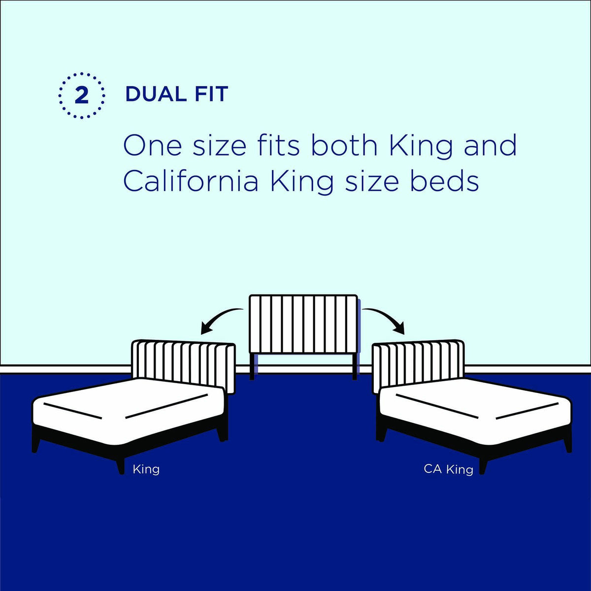King California King Velvet Headboard G55124