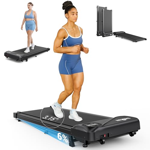Walking Pad Treadmill Under Desk with Remote Control LED Display N2361