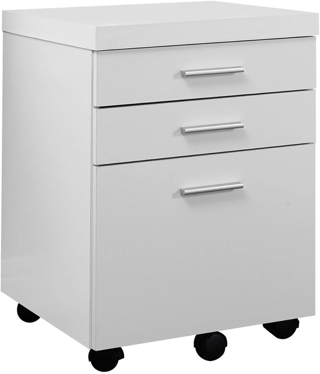 3 Drawer Dark Taupe File Cabinet L6839