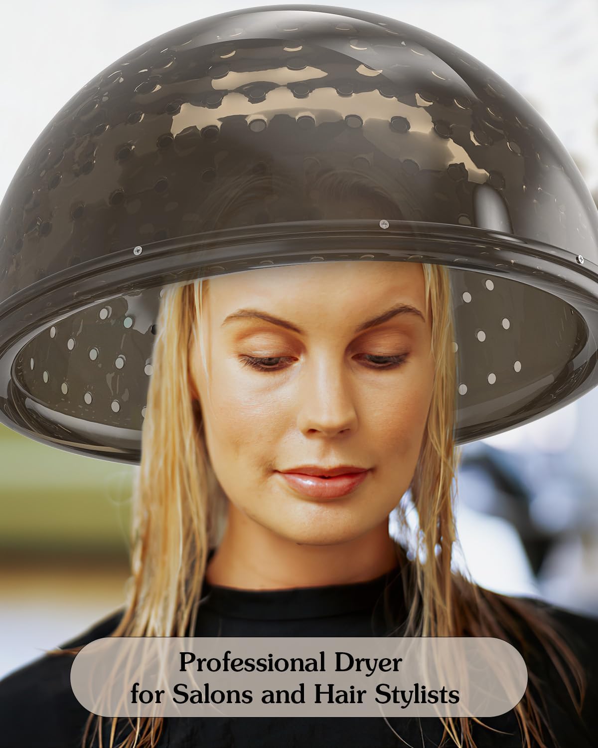 Professional Portable Hooded Hair Dryer 1000W with Stand M468769