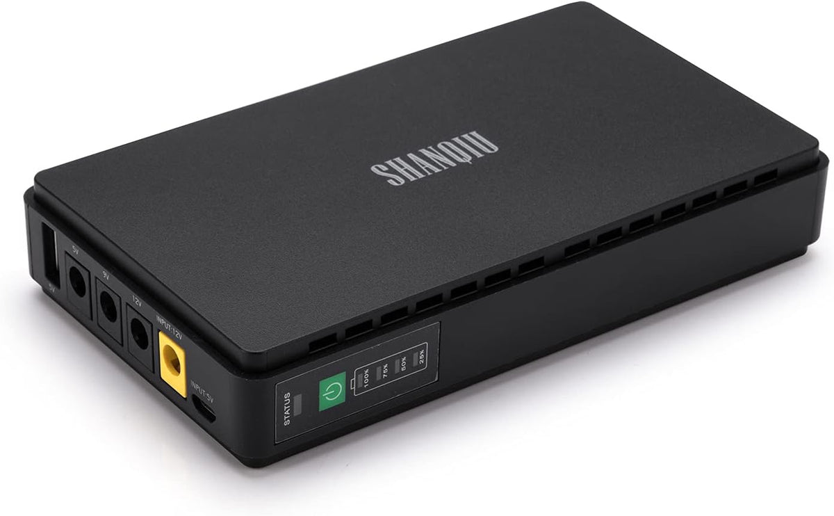 Mini UPS Battery Backup Uninterruptible Power Supply with 10000mAh Power Bank L966178