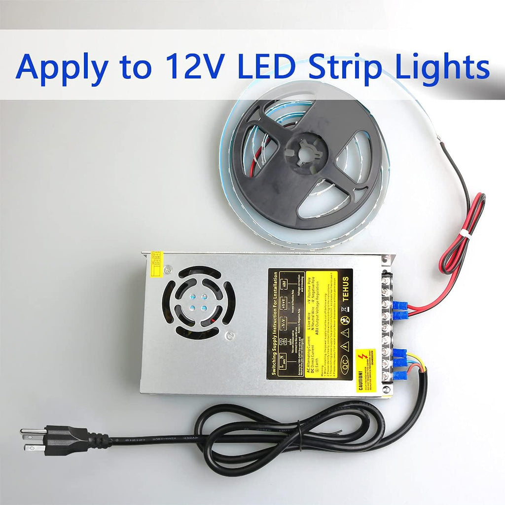 110V/220V to DC 12V 30A 360W Switching Power Supply F9144