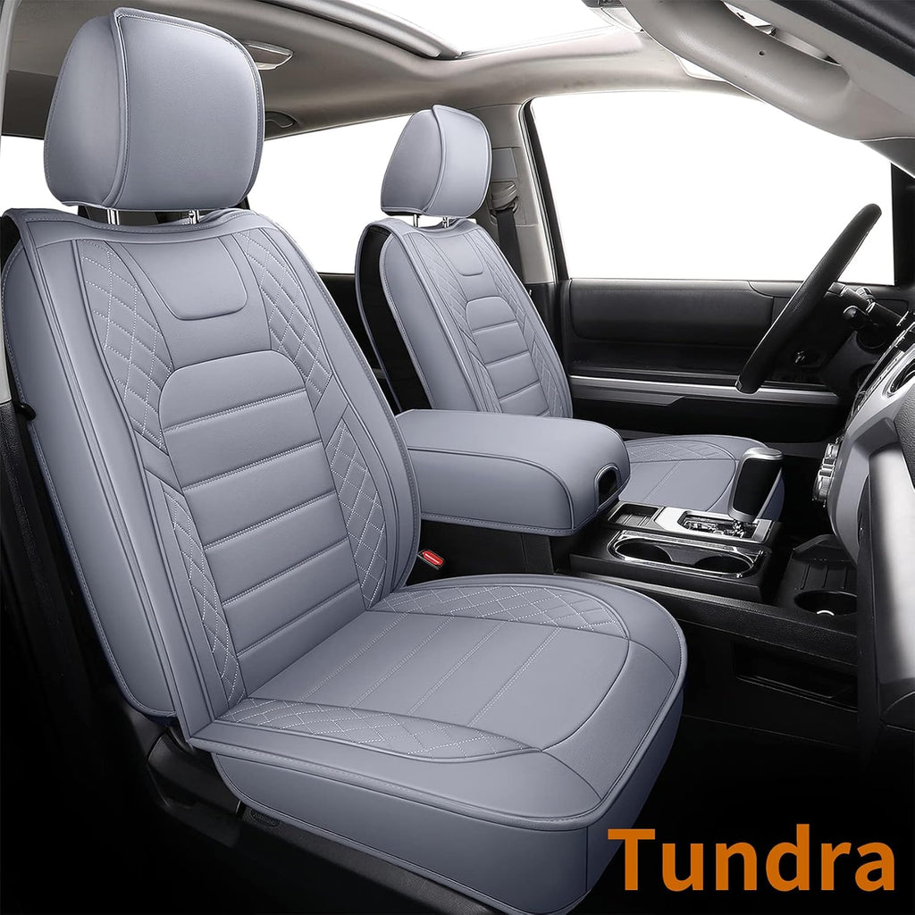 Black Water Proof Faux Leather Seat Covers Full Set K88166