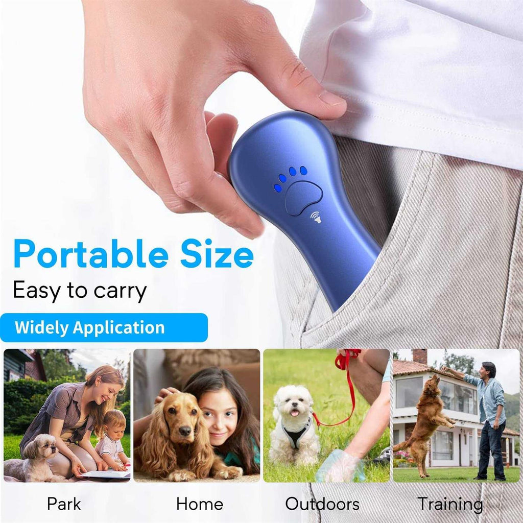 Anti Barking Device Rechargeable Ultrasonic Dog Bark Deterrent 16.4 Ft M60440