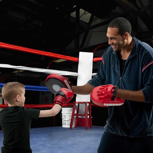 Kids Boxing Gloves and Punching Mitts Set with Reflex Ball Y2072