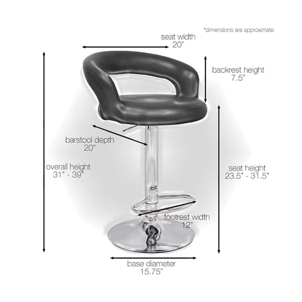 Adjustable Height Counter Bar Stool T786