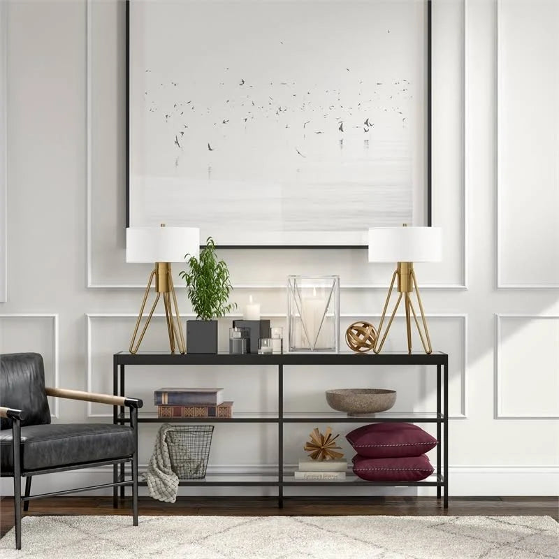 Blackened Bronze Console Table R522