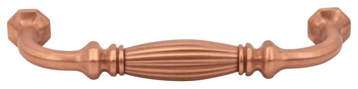 Solid Brass 3-3/4" Center To Center Ribbed O49921