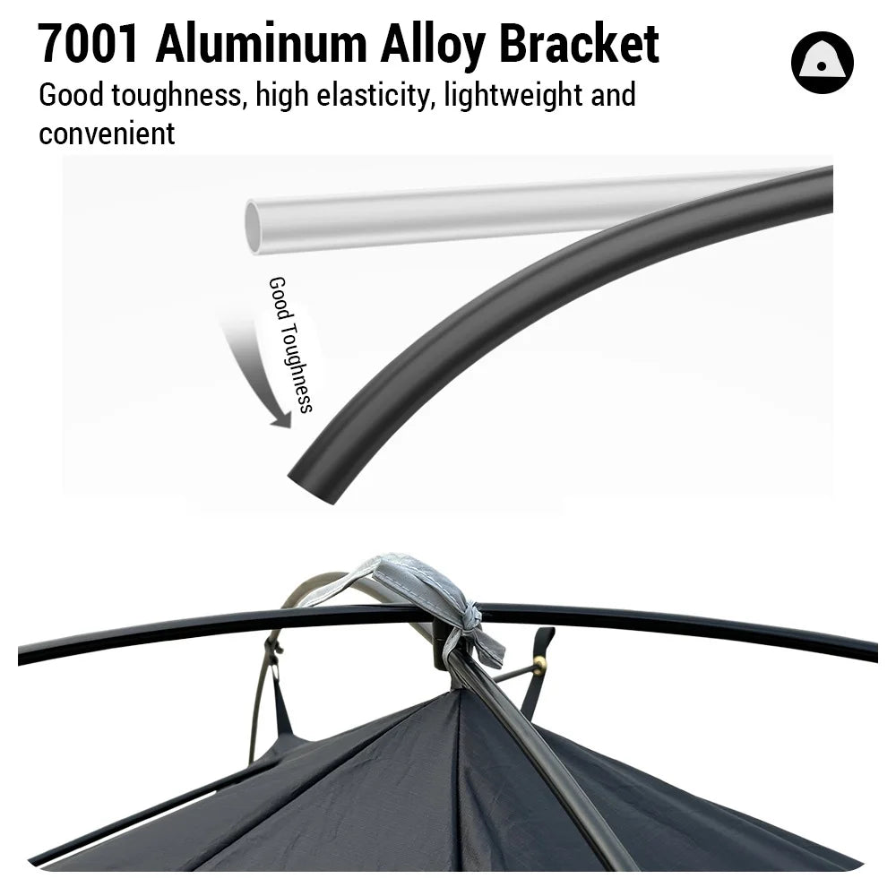 Double Layers Waterproof Windproof Tent for Two People B184