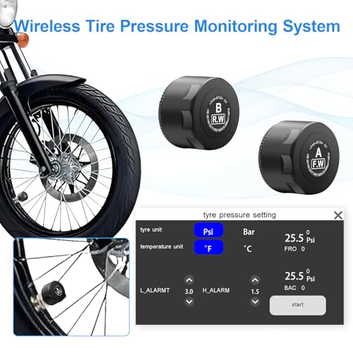 5" Waterproof Touch Screen Motorcycle Carplay Android Auto R78707