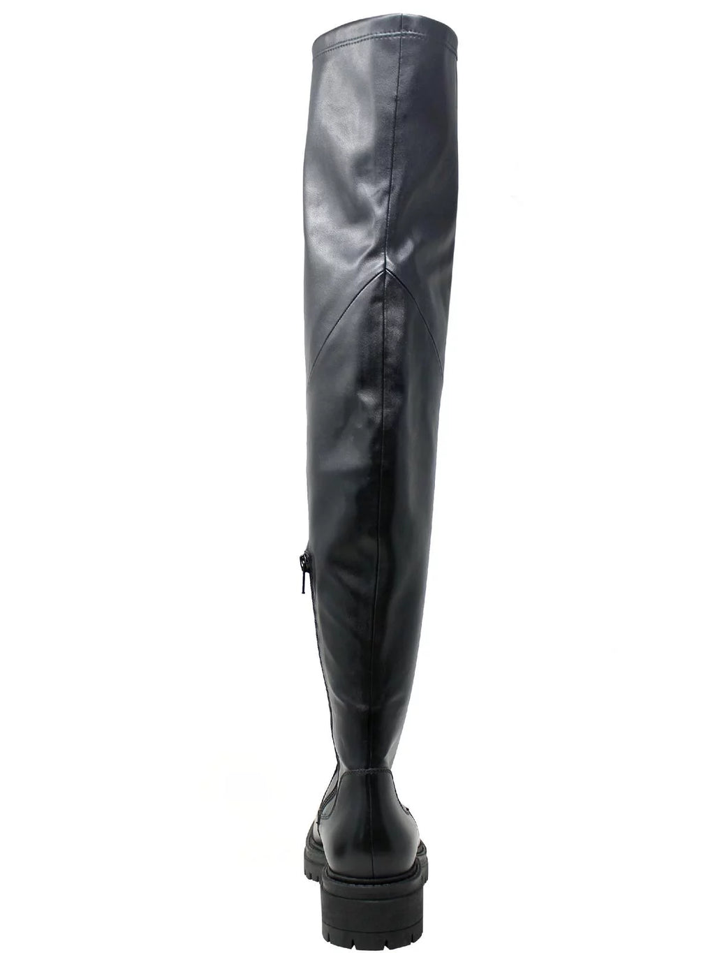 Faux Leather Over the Knee Boot P585