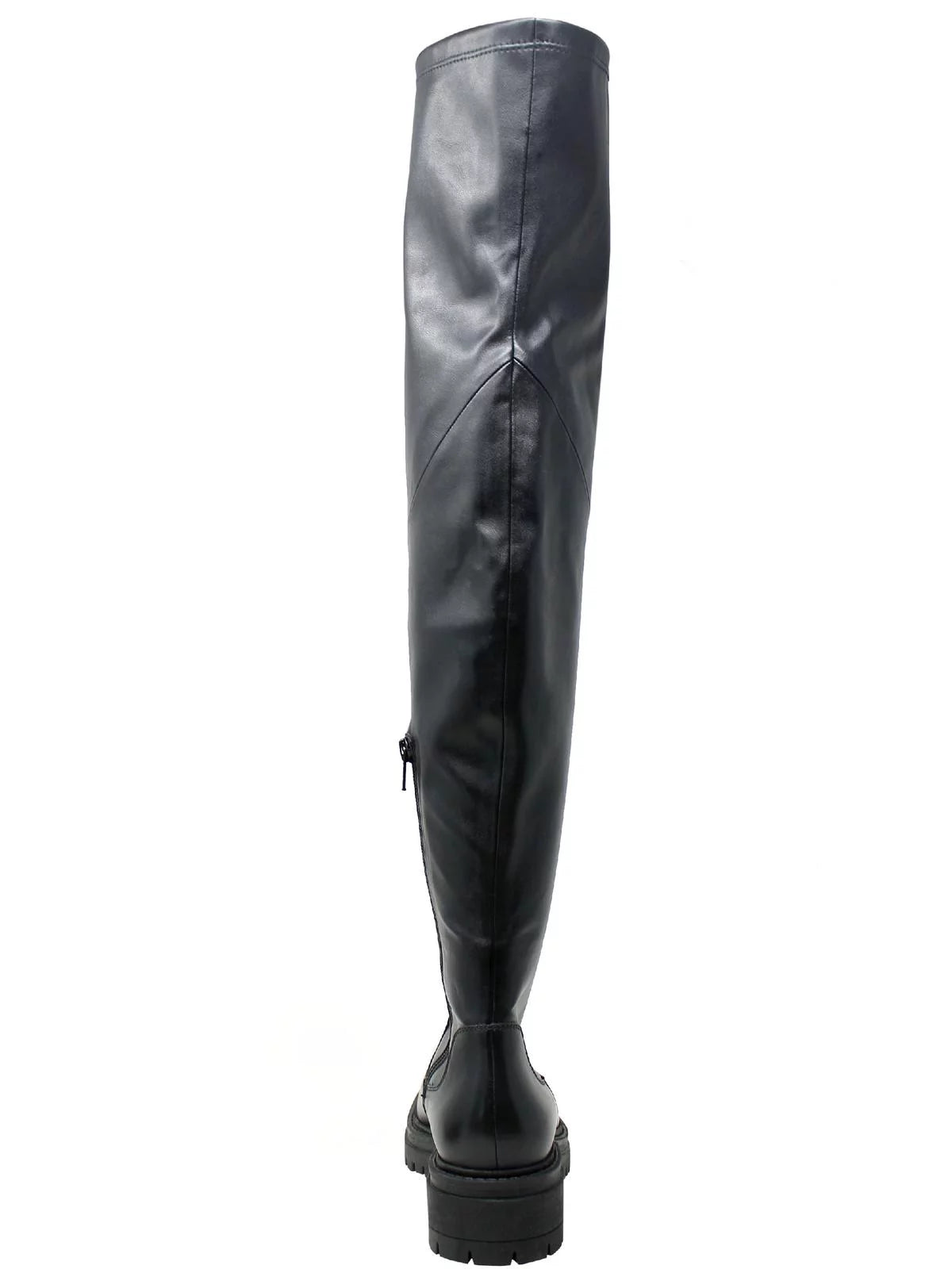 Faux Leather Over the Knee Boot P585