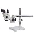 3.5X-90X Simul-Focal Stereo Zoom Microscope on Single Arm Boom Stand W4873