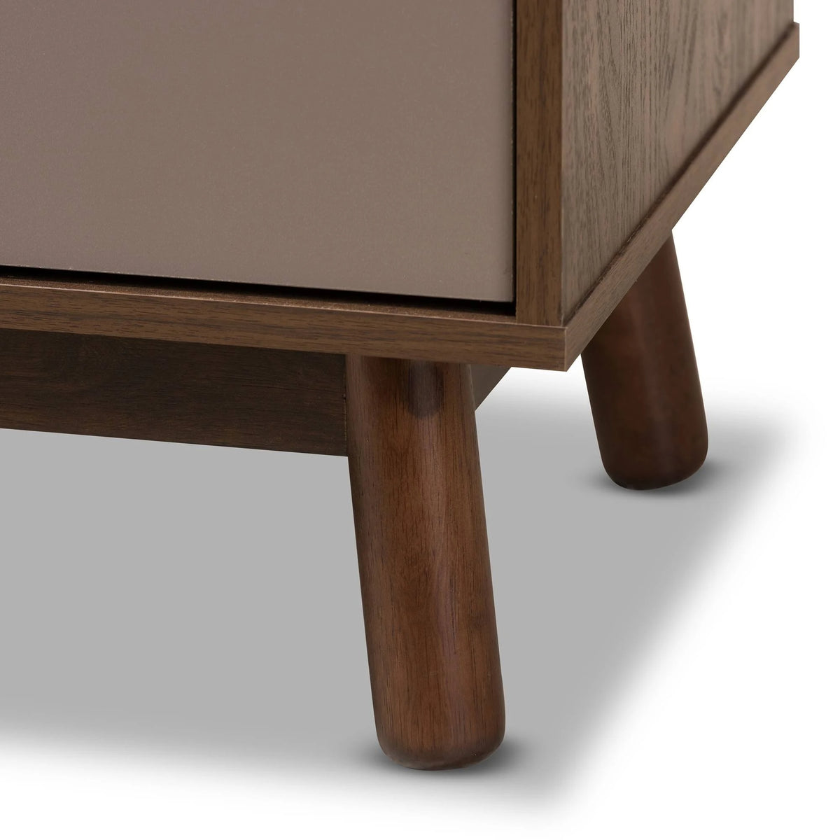 Walnut Brown and Grey Wood Sideboard T453