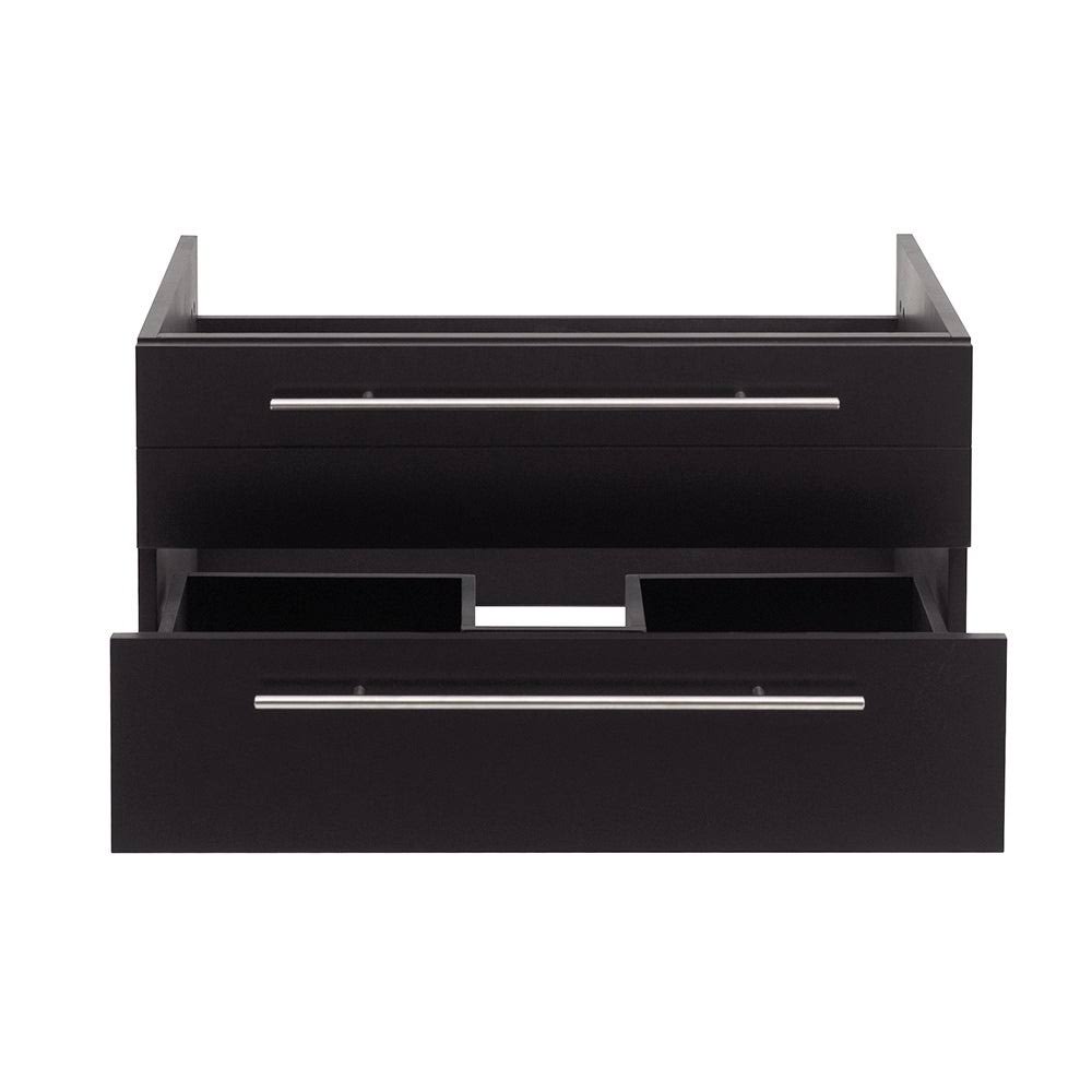 Espresso Wall Hung Undermount Bathroom Cabinet A8357
