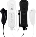 2 Packs Wireless Controller and Nunchuck Joystick with Silicone Case and Wrist Strap Z8784