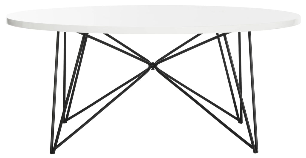 White Round Coffee Table P6925